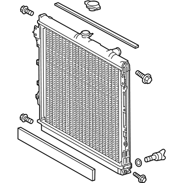 2014 Toyota Tundra Radiator - 16400-0P170