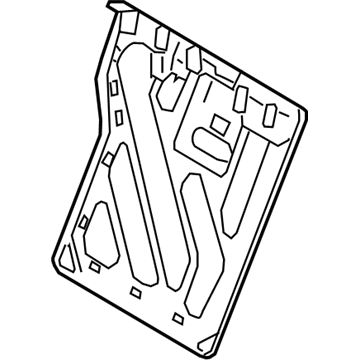 Toyota 71017-02A30 Frame Sub-Assembly, Rear Seat