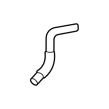 Toyota 16297-70020 HOSE, WATER BY-PASS