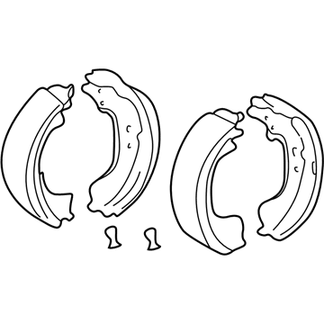 Toyota 04495-35250 Brake Shoes