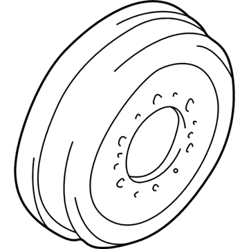 Toyota 42431-25070 Brake Drum