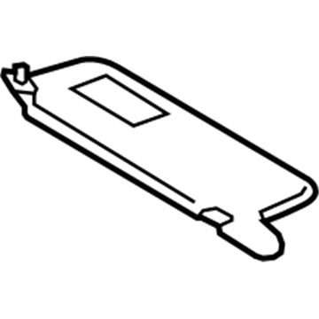 Toyota 74320-3D090-B0 Sunvisor