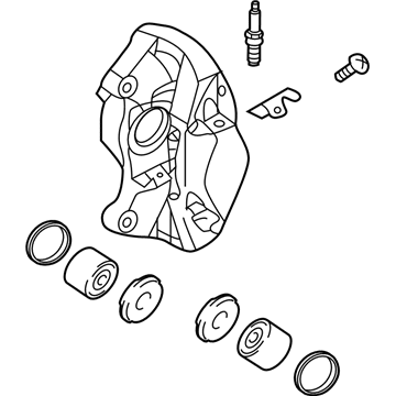 Toyota SU003-07202 Caliper Assembly