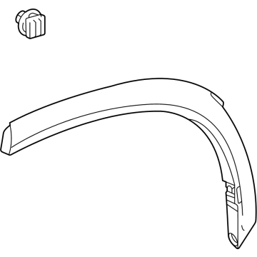 Toyota 75088-0E030 Wheel Opening Molding