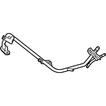 Toyota 16268-22161 Pipe, Water By-Pass