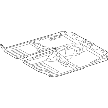 Toyota 58510-42050-B1 Floor Mat