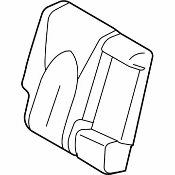 Toyota 71077-0EC00-B2 COVER SUB-ASSY, RR S