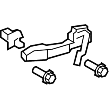 Toyota 69204-12170 Frame Sub-Assy, Rear Door Outside Handle, LH