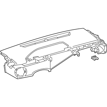 Toyota 55302-52150-C0 Panel Sub-Assembly, Inst