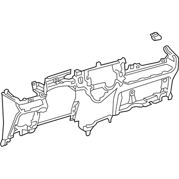 Toyota 55303-52260-C0 Panel Sub-Assembly, Inst