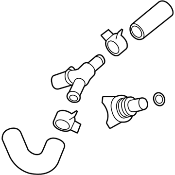 Toyota 16267-28080 Hose Assembly