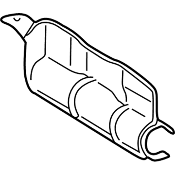 Toyota 44243-33010 Insulator, Power Steering Rack Housing Heat