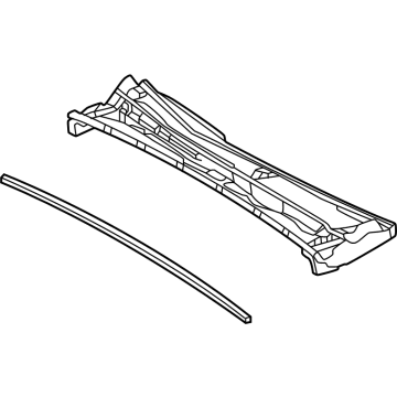 Toyota 55708-30280 LOUVER SUB-ASSY, COW