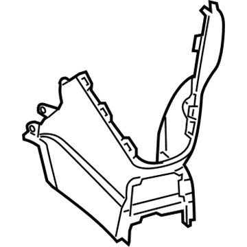 Toyota 55434-02120-B0 Panel, Instrument Panel Finish, Lower Center