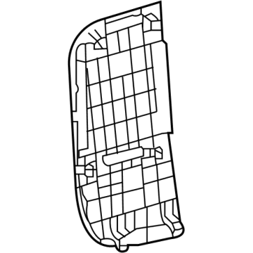 Toyota 67847-08020-B0 Cover, Back Door Ser