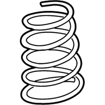 Toyota 48132-06170 Coil Spring, Driver Side