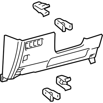 Toyota 55432-60520-C0 Lower Trim