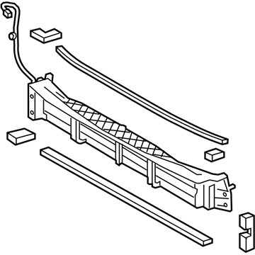 Toyota 53019-47010 Shutter Assembly