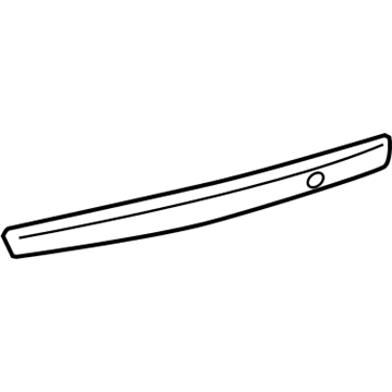 Toyota 76801-02360-A0 License Molding