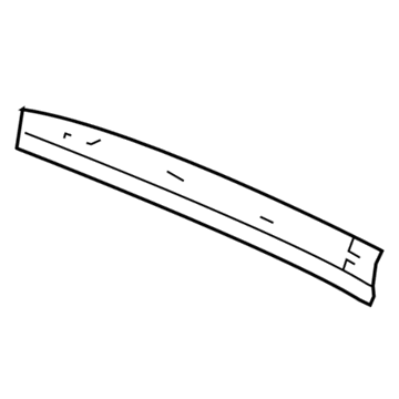 Toyota 75755-12110 MOULDING, Front Door Window Frame