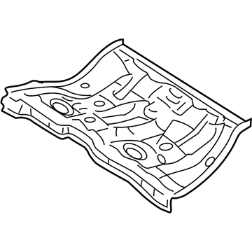 1998 Toyota Corolla Floor Pan - 58211-02900