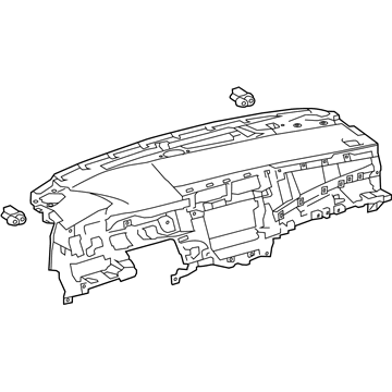 Toyota 55401-07080-C0 Instrument Panel