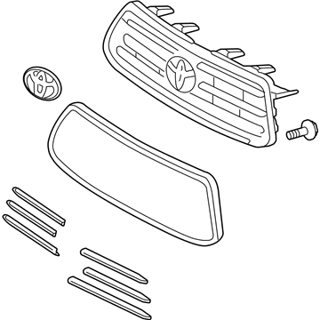 Toyota 53101-0E100 Radiator Grille Sub-Assembly