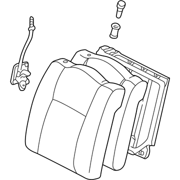 Toyota 71480-2H510-C0 Seat Back Assembly