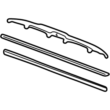 Toyota 85222-48040 Front Wiper Blade, Left