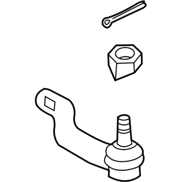 Toyota 45046-09650 Tie Rod End Sub-Assembly , Right