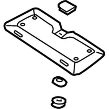 Toyota 63306-35050-B2 Trim Sub-Assy, Sunshade