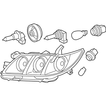 Toyota 81110-06C00 Driver Side Headlight Assembly