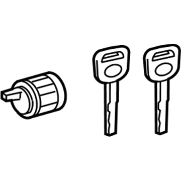 Toyota 69056-08020 Cylinder & Key Set