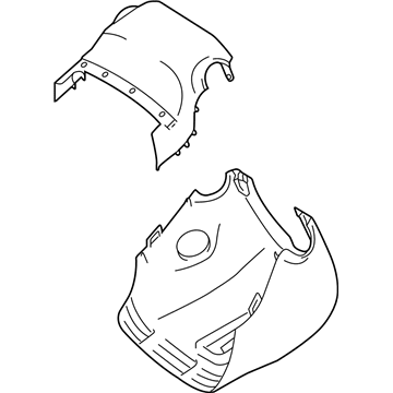 2015 Toyota RAV4 Steering Column Cover - 45286-42920-C0