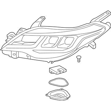 Toyota 81150-07160 Driver Side Headlight Assembly