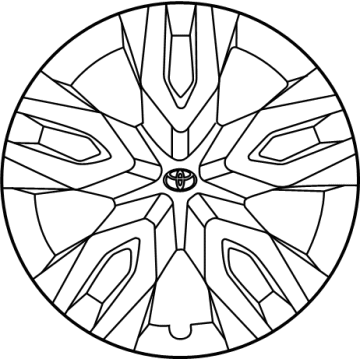 Toyota 42602-0A040 CAP SUB-ASSY, WHEEL