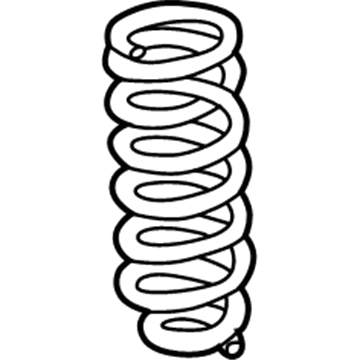 Toyota 48231-02471 Spring, Coil, Rear