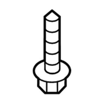 Toyota 90159-60477 Front Shield Screw