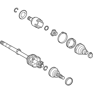 Toyota bZ4X Axle Shaft - 42340-42080