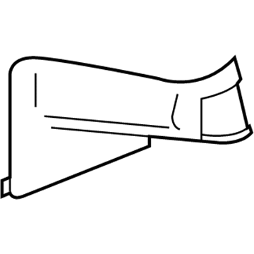 Toyota 87945-42140 Outer Mirror Cover, Lower Left