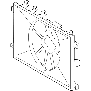 Toyota 16711-24160 Fan Shroud