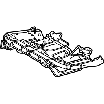 Toyota 71015-0E040 Frame Sub-Assembly, Rear Seat