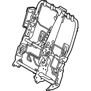 Toyota 71017-0E090 Frame Sub-Assembly, Rear Seat