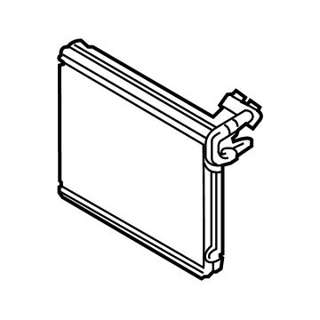 Toyota 88501-WB002 Evaporator Core