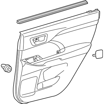 Toyota 67630-0E431-C1 Door Trim Panel