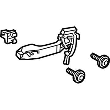 Toyota 69203-02150 Frame Sub-Assy, Rear Door Outside Handle, RH