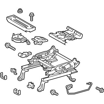 Toyota 71120-0C340 Frame Assembly, Driver Side