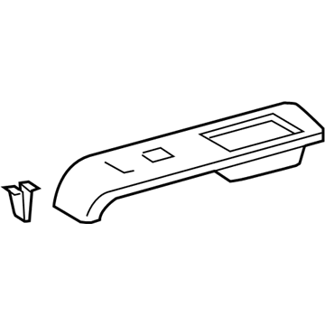 Toyota 74231-12A60-B0 Switch Panel, Upper Passenger Side