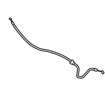 Toyota 53630-0C021 Cable Assembly, Hood Loc