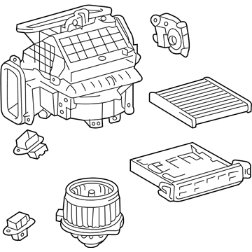 Toyota 87130-06080 Blower Assembly